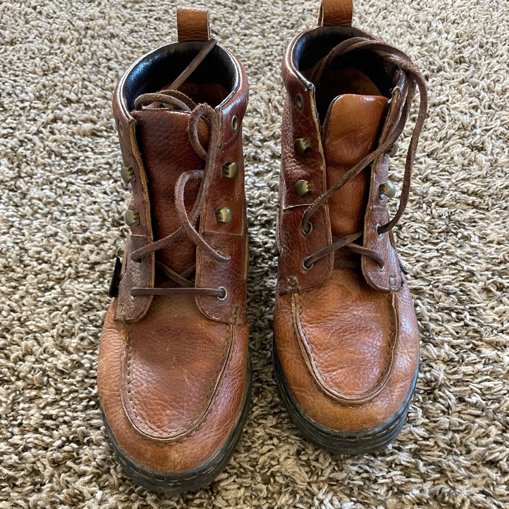Vintage leather boots